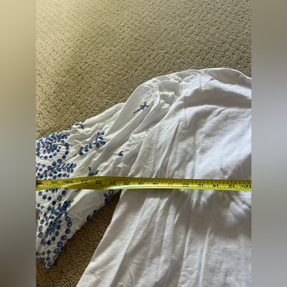 Tory Burch Mariana Top in White Size XL - Picture 16 of 16